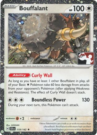 Prize Pack Series Cards Bouffalant - 119/142 (Cosmos Holo) #119
