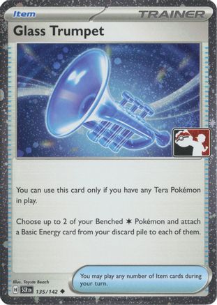 Prize Pack Series Cards Glass Trumpet - 135/142 (Cosmos Holo) #135