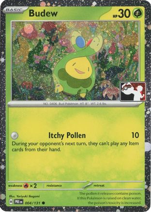Prize Pack Series Cards Budew - 004/131 (Cosmos Holo) #004