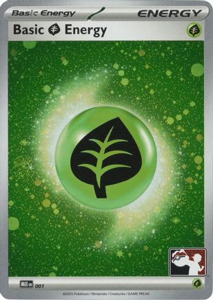 Prize Pack Series Cards Basic Grass Energy - MEE 001 (Cosmos Holo) #001
