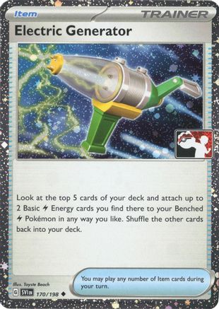 Prize Pack Series Cards Electric Generator - 170/198 (Cosmos Holo) #170