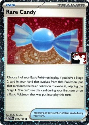 Prize Pack Series Cards Rare Candy - 191/198 (Cosmos Holo) #191