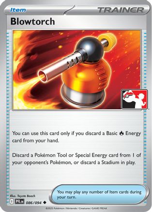 Prize Pack Series Cards Blowtorch #086