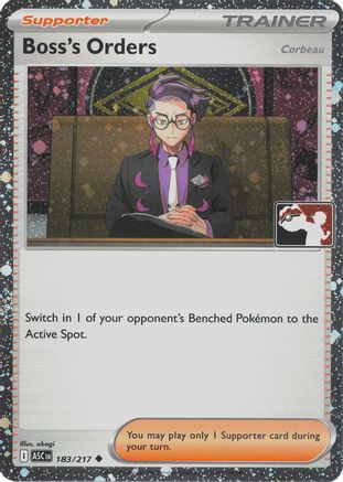 Prize Pack Series Cards Boss's Orders [Corbeau] - 183/217 (Cosmos Holo) #183
