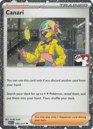 Prize Pack Series Cards Canari - 185/217 (Cosmos Holo) #185