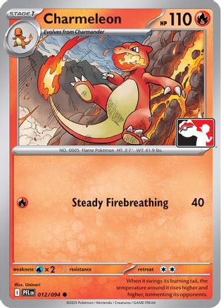 Prize Pack Series Cards Charmeleon #012