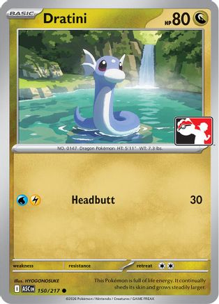 Prize Pack Series Cards Dratini #150