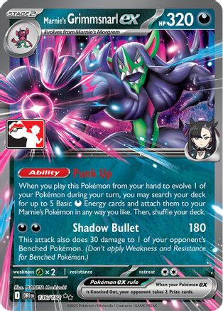 Prize Pack Series Cards Marnie's Grimmsnarl ex #136