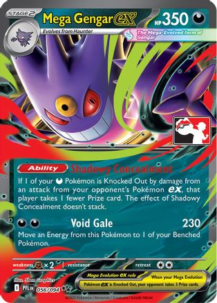 Prize Pack Series Cards Mega Gengar ex #056