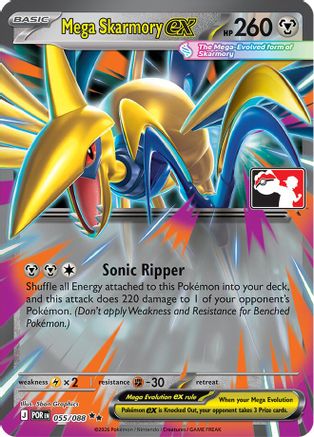 Prize Pack Series Cards Mega Skarmory ex #055