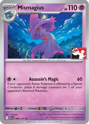 Prize Pack Series Cards Mismagius #086