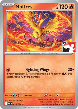 Prize Pack Series Cards Moltres #014