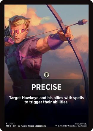 Commander: Marvel Super Heroes Precise Theme Card #17