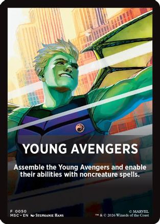 Commander: Marvel Super Heroes Young Avengers Theme Card #50