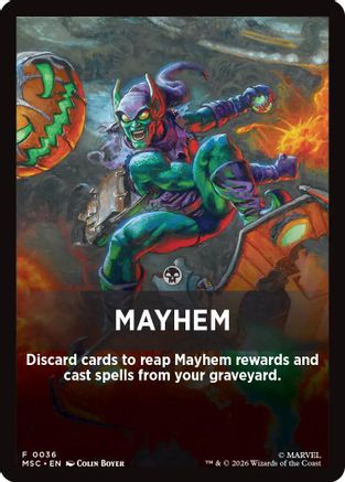 Commander: Marvel Super Heroes Mayhem Theme Card #36