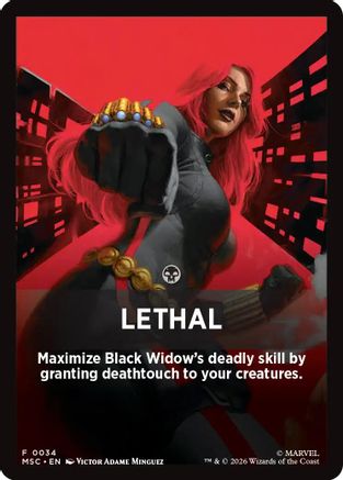 Commander: Marvel Super Heroes Lethal Theme Card #34