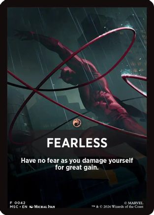 Commander: Marvel Super Heroes Fearless Theme Card #42