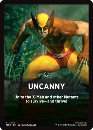 Commander: Marvel Super Heroes Uncanny Theme Card #59