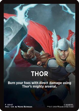 Commander: Marvel Super Heroes Thor Theme Card #47