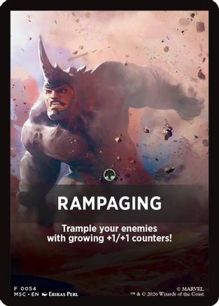 Commander: Marvel Super Heroes Rampaging Theme Card #54