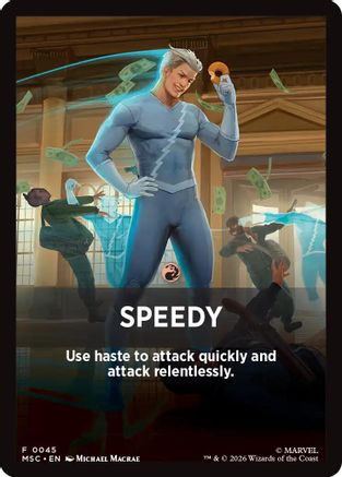 Commander: Marvel Super Heroes Speedy Theme Card #45