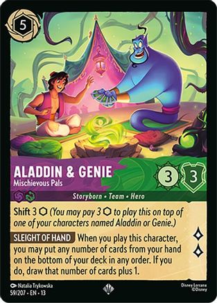 Aladdin & Genie - Mischievous Pals