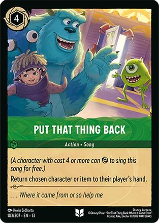 Put That Thing Back