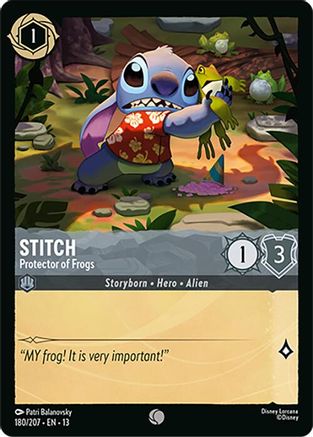 Stitch - Protector of Frogs