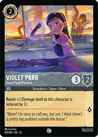 Violet Parr - Force Field Practice