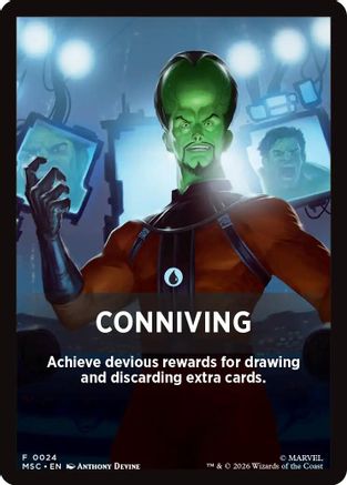 Commander: Marvel Super Heroes Conniving Theme Card #24