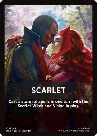 Commander: Marvel Super Heroes Scarlet Theme Card #49