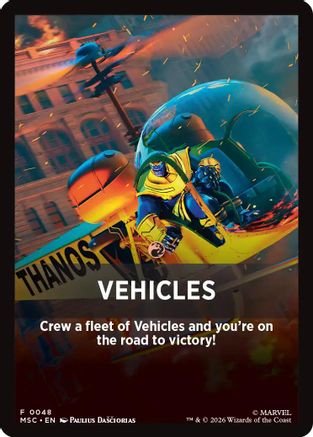 Commander: Marvel Super Heroes Vehicles Theme Card #48