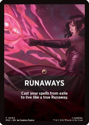 Runaways Theme Card