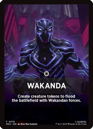 Commander: Marvel Super Heroes Wakanda Theme Card #19