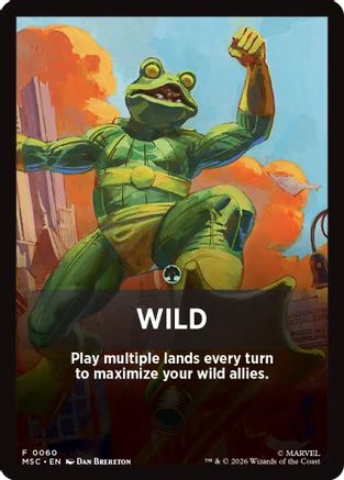 Commander: Marvel Super Heroes Wild Theme Card #60