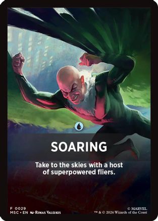 Commander: Marvel Super Heroes Soaring Theme Card #29