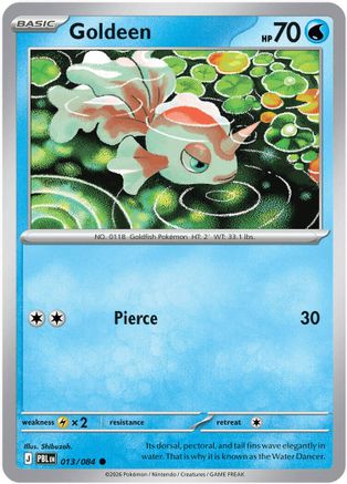 Goldeen Pokemon card
