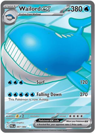 ME05: Pitch Black Wailord ex #097