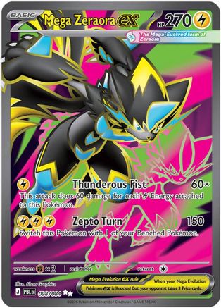 ME05: Pitch Black Mega Zeraora ex #098
