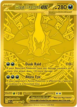 Mega Darkrai ex Pokemon card
