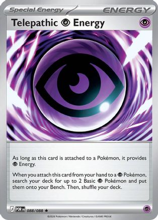 Deck Exclusives Telepathic Psychic Energy - 088/088 (Non-Holo) #088