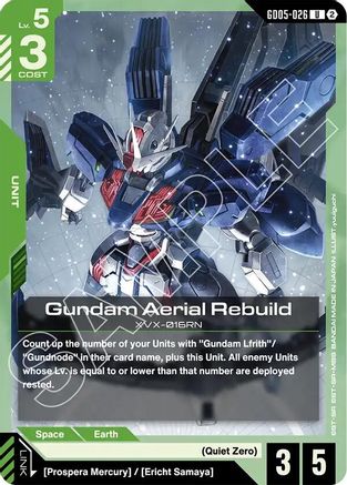 Gundam Aerial Rebuild