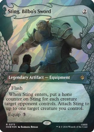 Sting, Bilbo's Sword (Showcase) (Surge Foil)