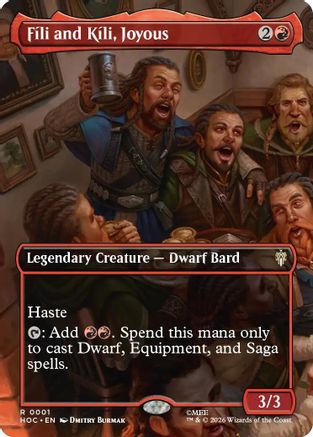 Fili and Kili, Joyous (Borderless)