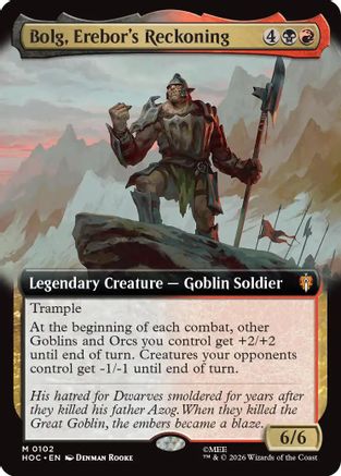 Bolg, Erebor's Reckoning (Extended Art)