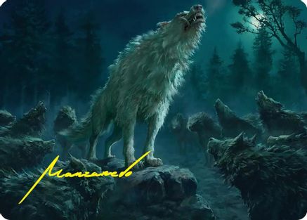 Reverent Howl Art Card (Gold-Stamped Signature)