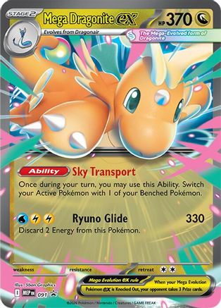 Kortet Mega Dragonite ex