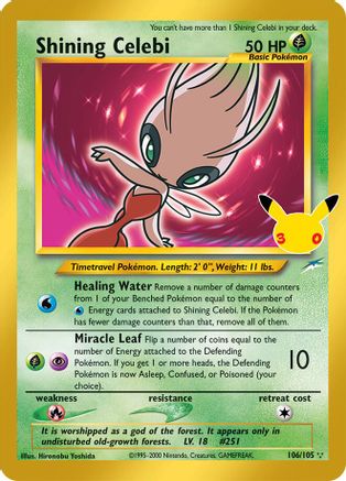 Kortet Shining Celebi