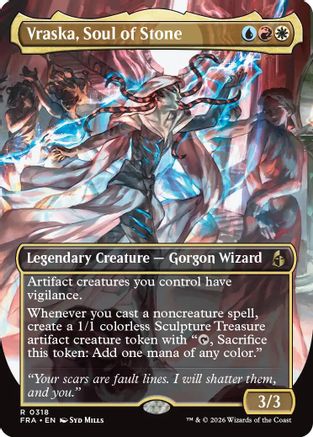 Vraska, Soul of Stone (Borderless)