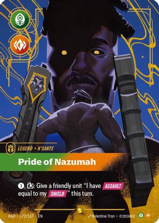 K'Sante, Pride of Nazumah (Overnumbered)